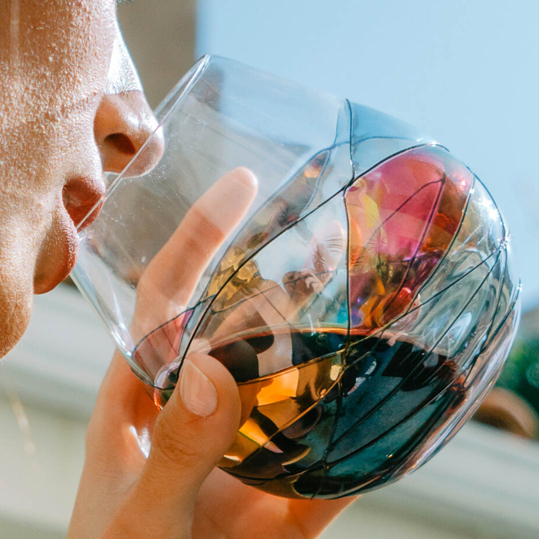 'Sagrada' Stemless Goblet Wine Glasses