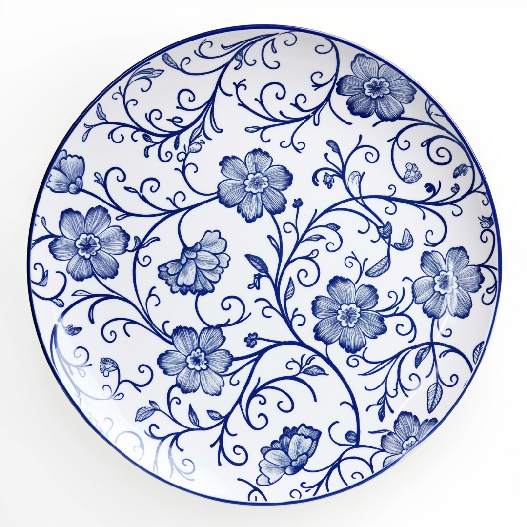 'Floral Symphony’ Dinner Plate