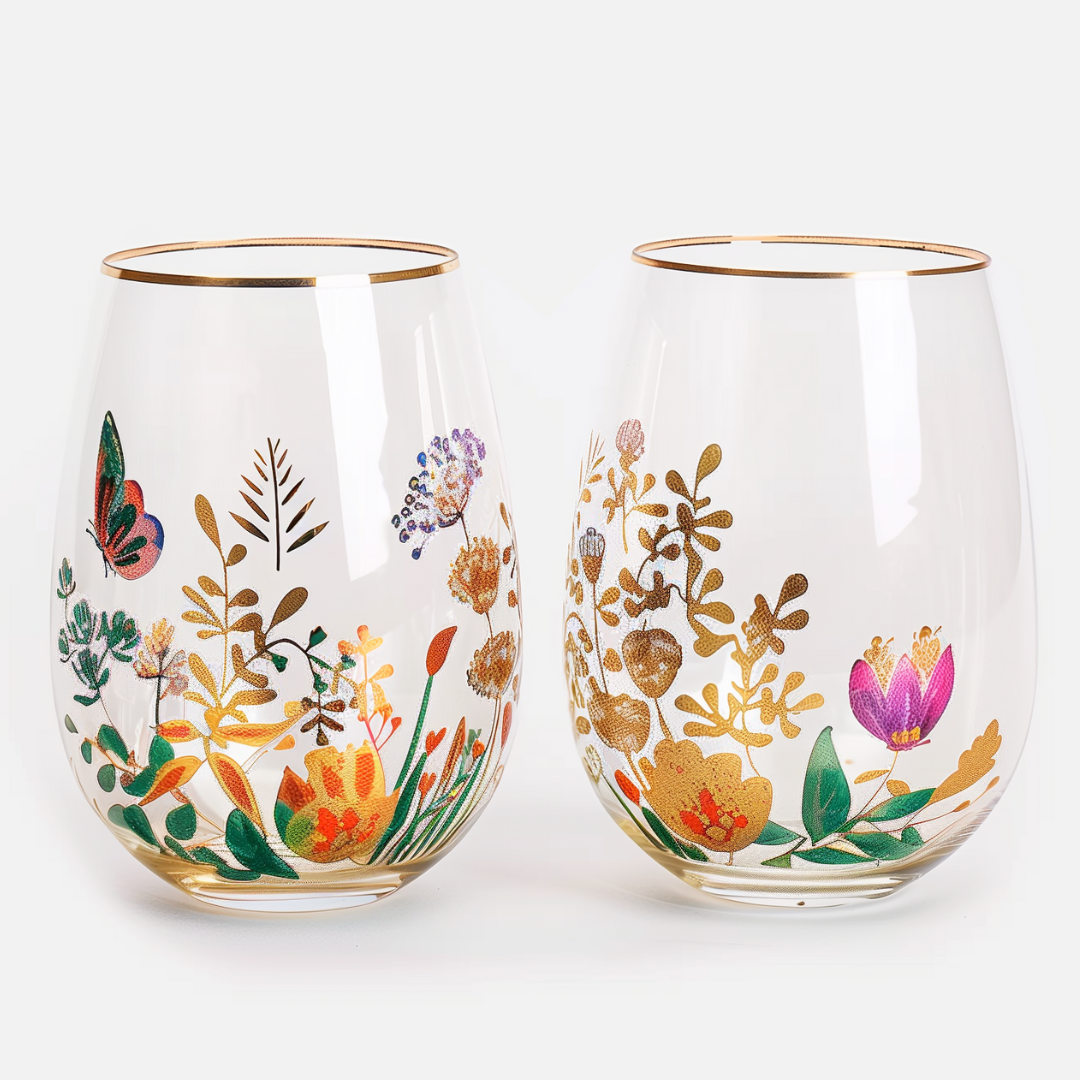 ‘Garden Bliss’ Glassware Set