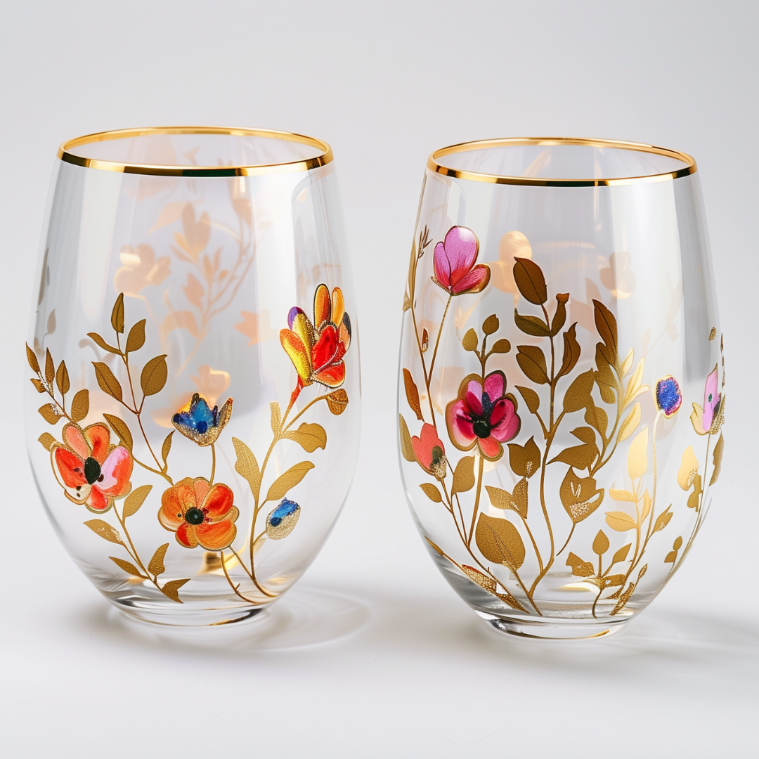 ‘Garden Bliss' Glassware Set