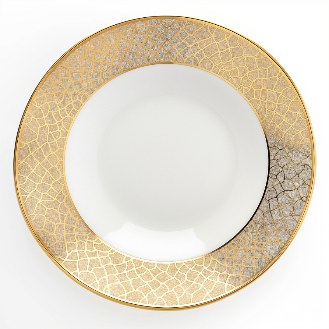 'Golden Elegance' Dinner Plate