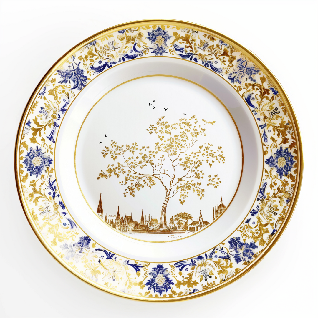 ‘Golden Horizons’ Dinner Plate
