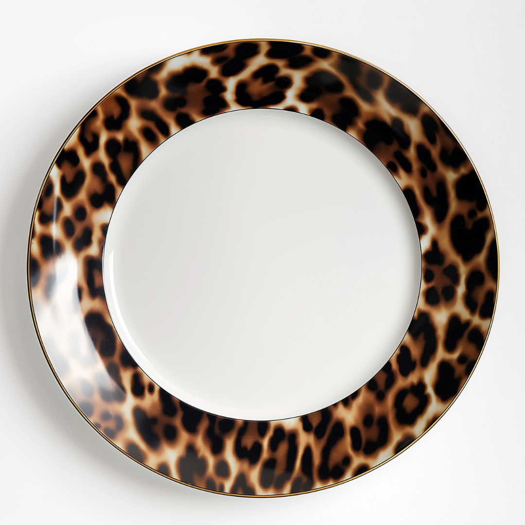 ‘Leopard Chic’ Dinner Plate