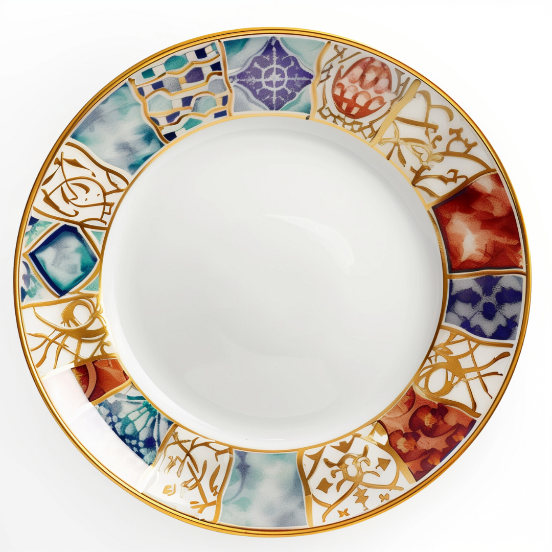 ‘Mosaic Elegance’ Dinner Plate