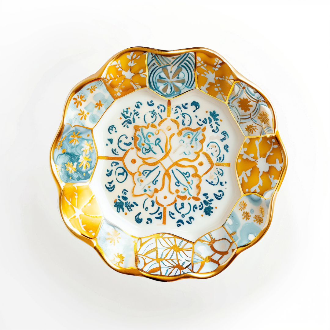 ‘Mosaic Elegance' Dinner Plate