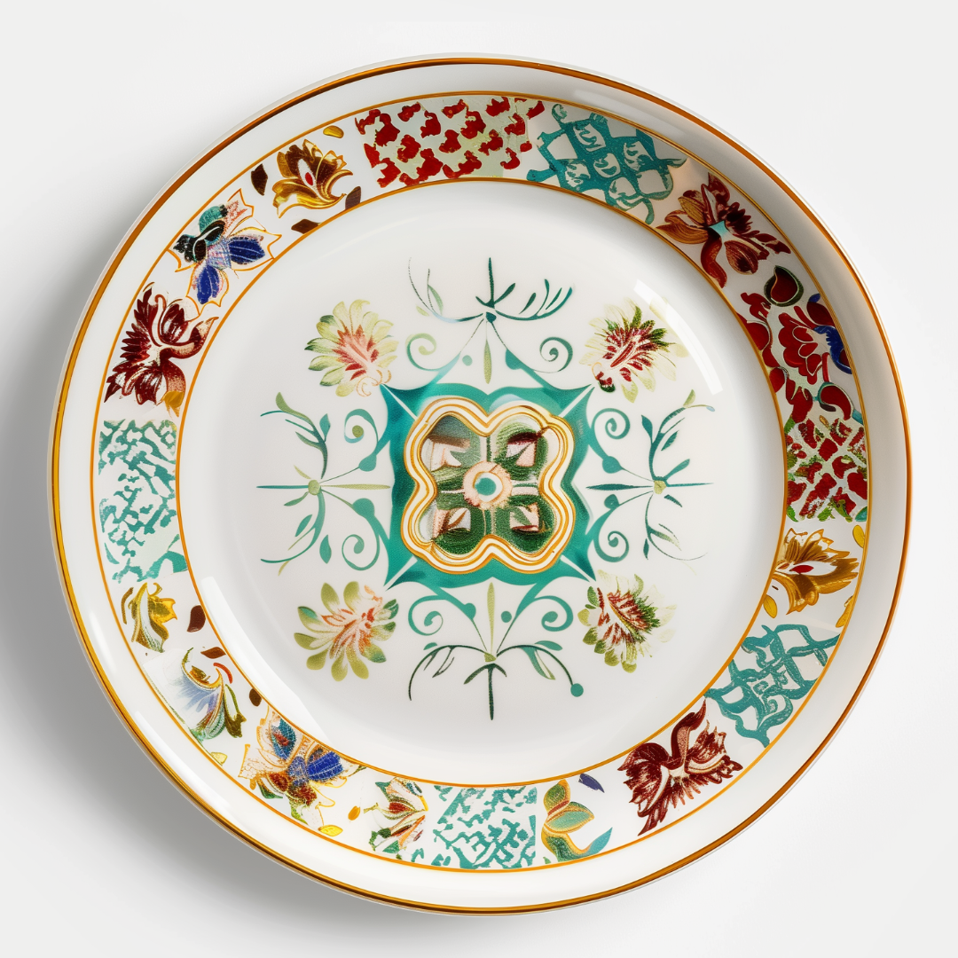 ‘Mosaic Elegance’ Dinner Plate