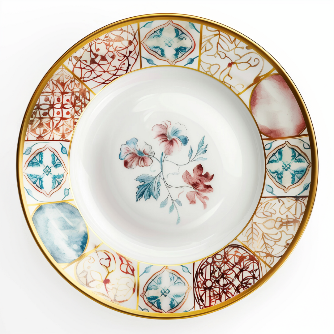 ‘Mosaic Elegance’ Dinner Plate