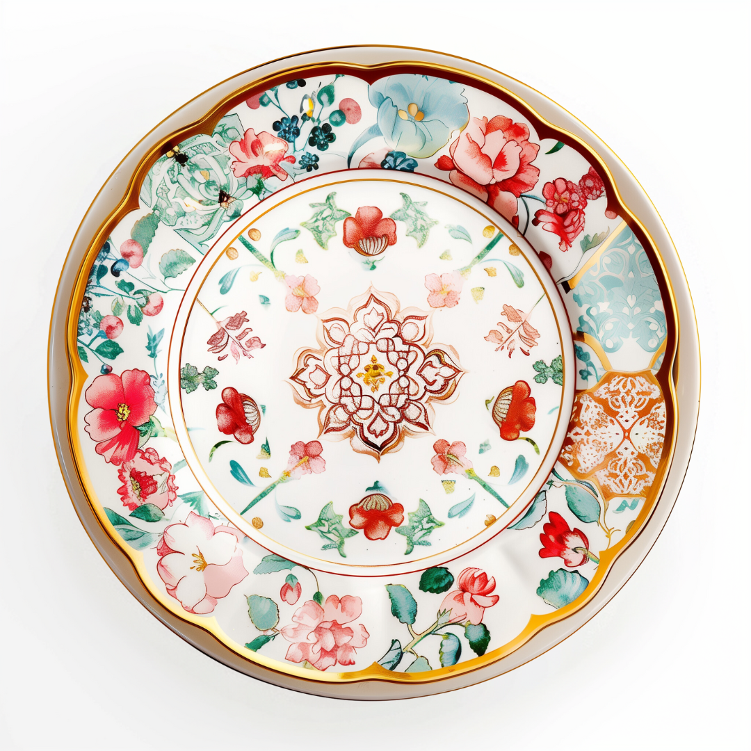 ‘Mosaic Elegance' Dinner Plate