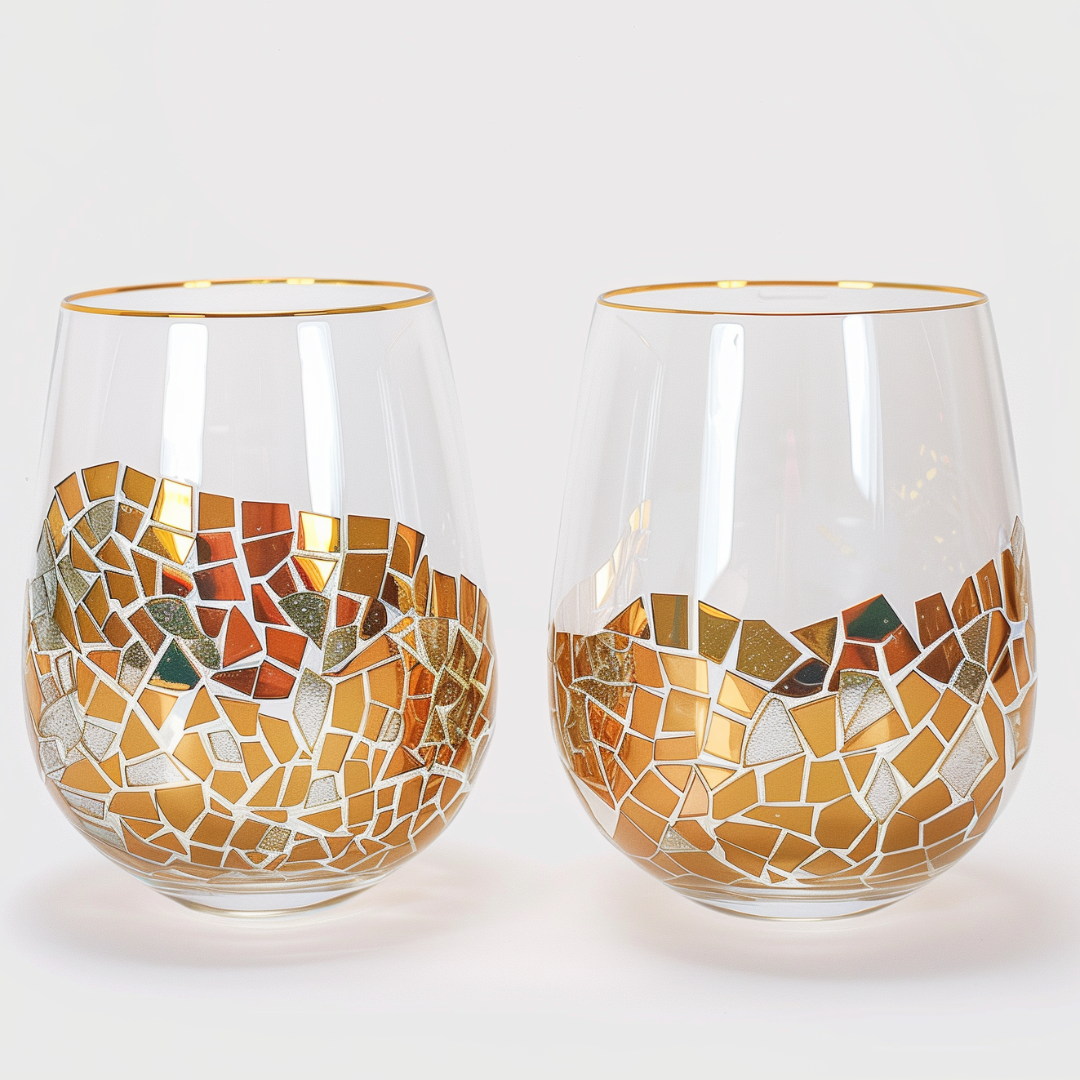 ‘Mosaic Marvel' Glassware Set