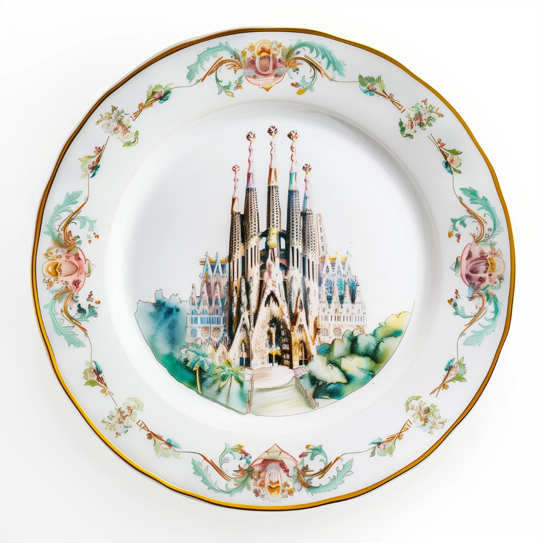 'Sagrada Familia' Majesty Dinner Plate