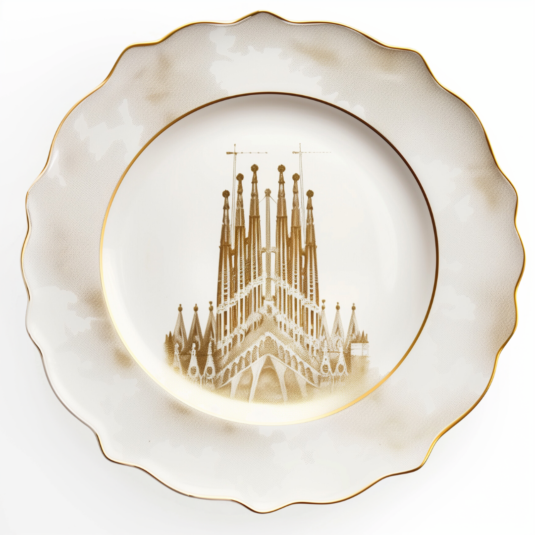 ‘Sagrada Familia’ Majesty Dinner Plate