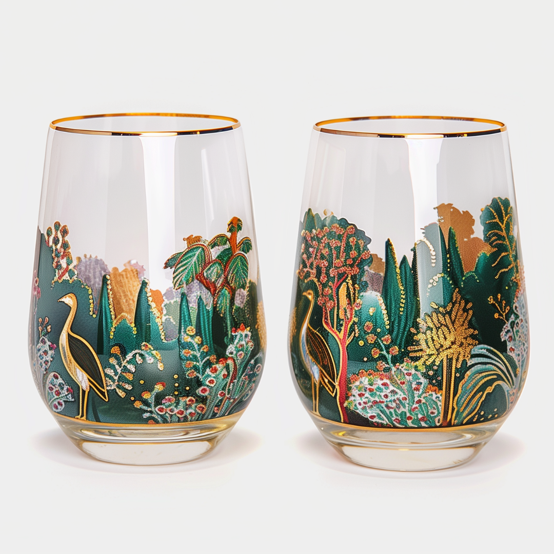 ‘Tropical Paradise’ Glassware Set